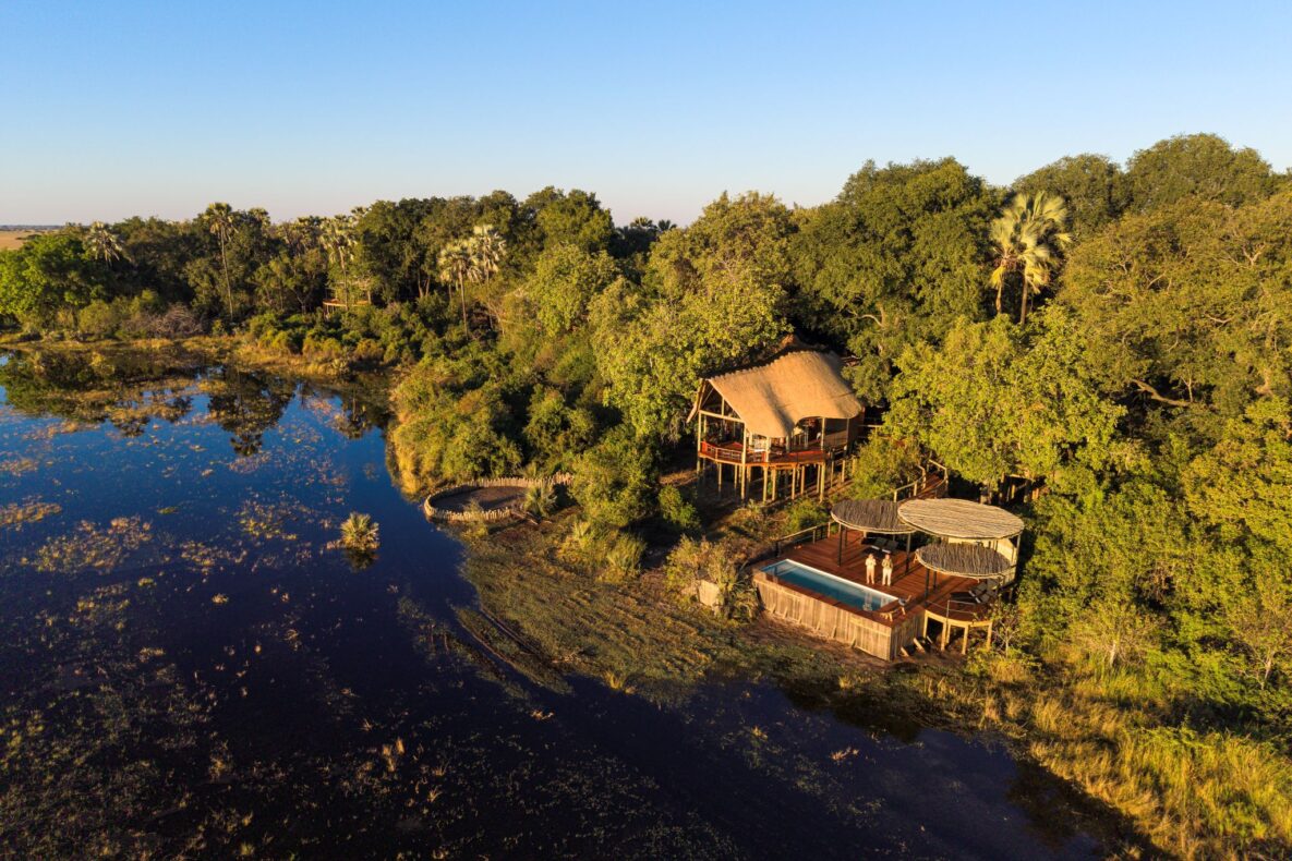 Kwetsani Camp,Botswana,overzicht exterieur