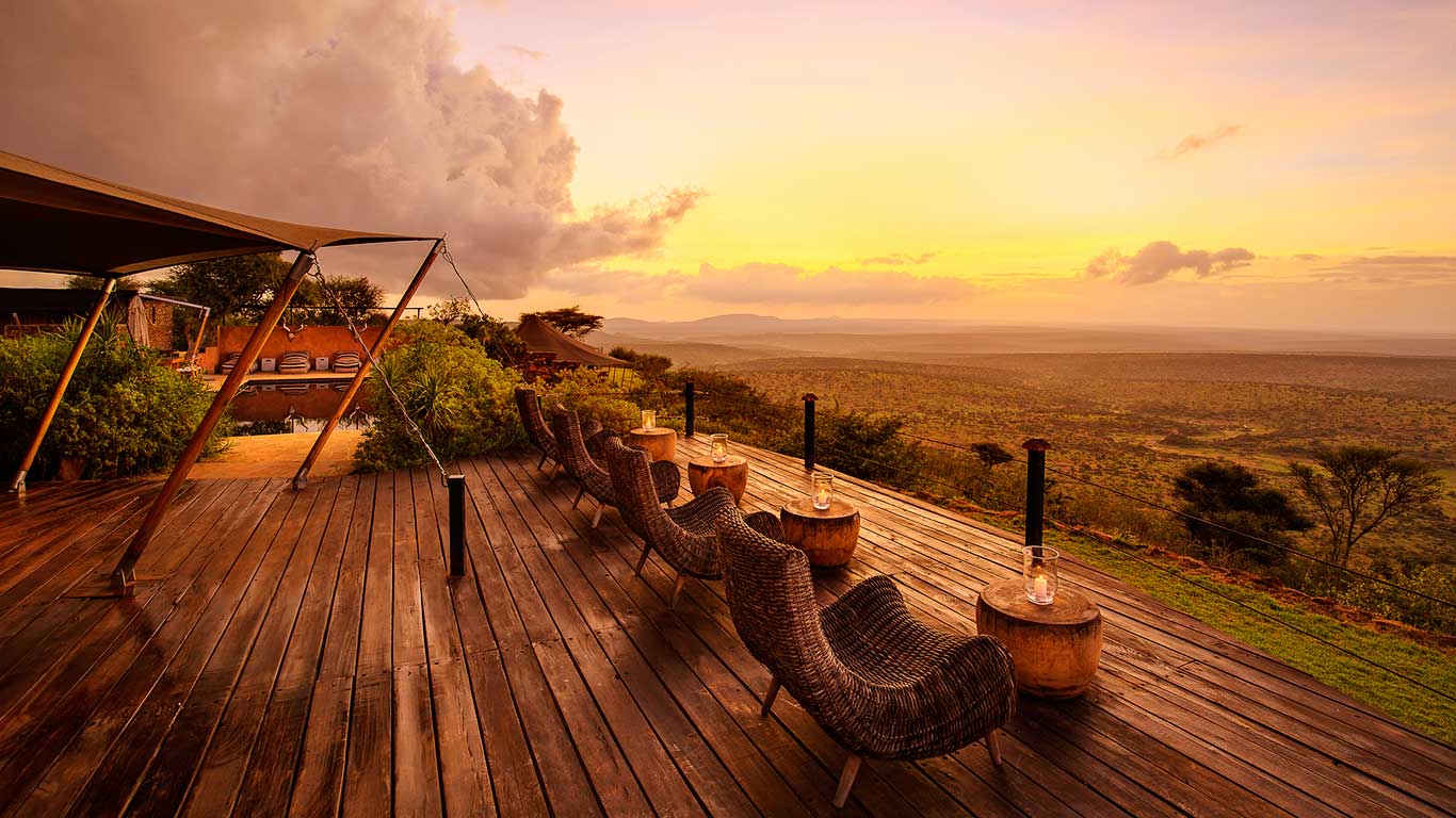 Loisaba Tented Camp by Elewana.,Kenia,loungen met uitzicht